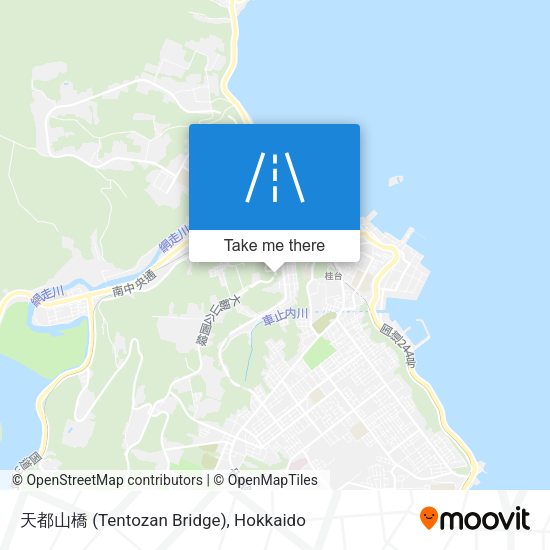 天都山橋 (Tentozan Bridge) map