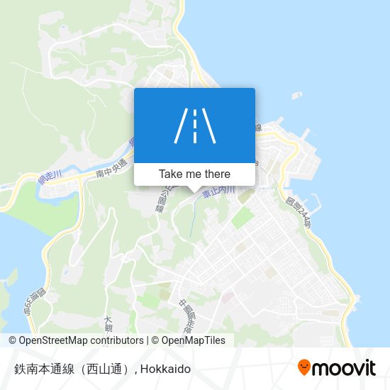 鉄南本通線（西山通） map