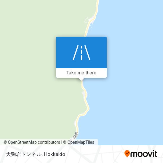 天狗岩トンネル map