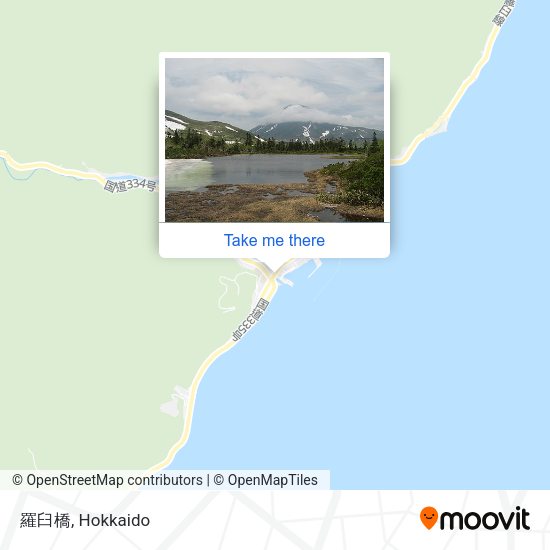 羅臼橋 map