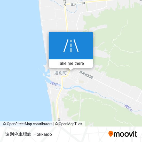 遠別停車場線 map