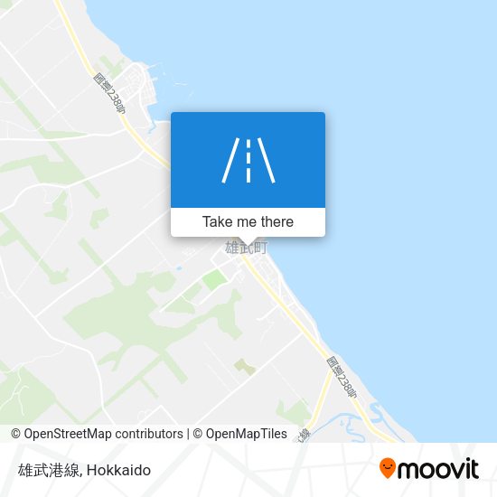 雄武港線 map