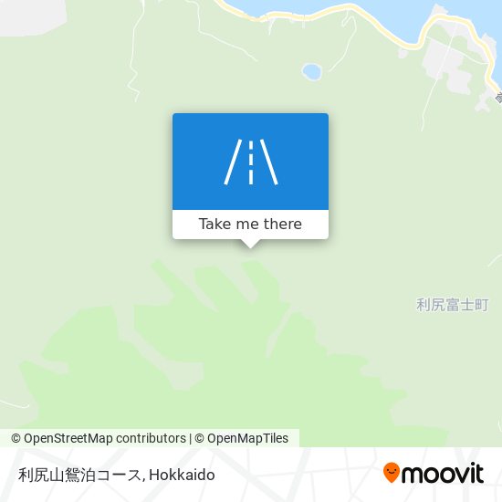 利尻山鴛泊コース map