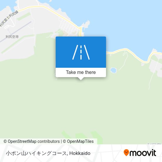 小ポン山ハイキングコース map