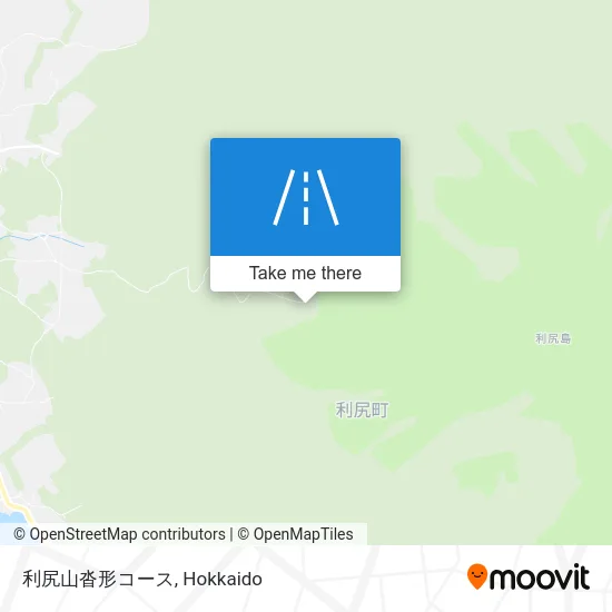 Rishiri Mountain Kutsugata Course map