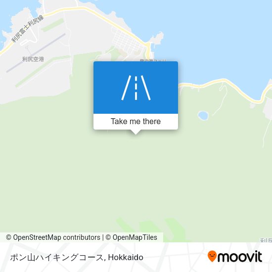 ポン山ハイキングコース map