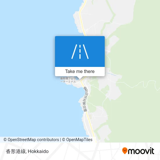 Kutsugata Port Line map