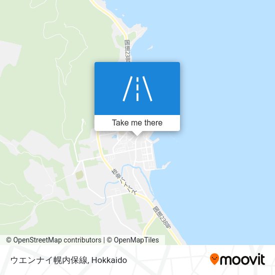 ウエンナイ幌内保線 map
