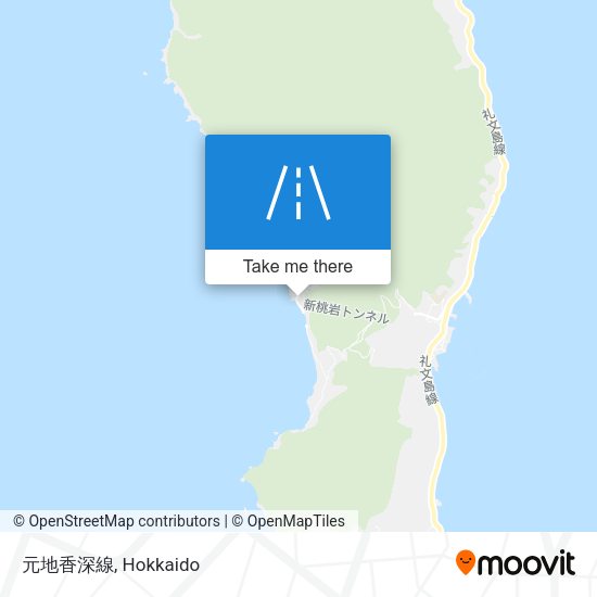元地香深線 map