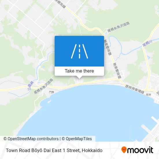 Municipal Road Bouyou Dai East 1st Street map