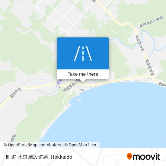 町道 水道施設道路 map