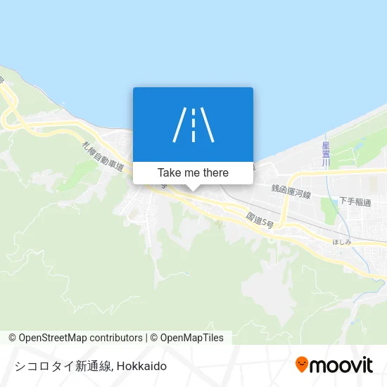 シコロタイ新通線 map