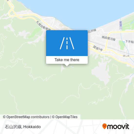 石山沢線 map