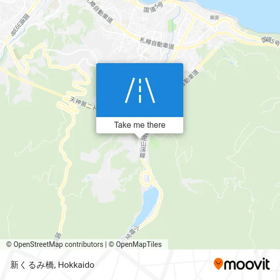 New Walnut Bridge map