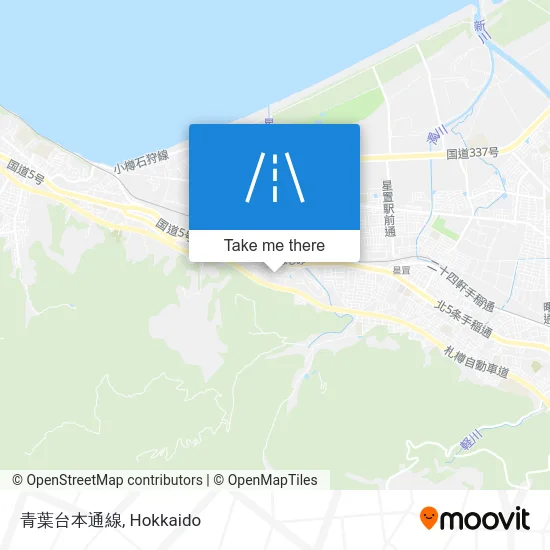 青葉台本通線 map