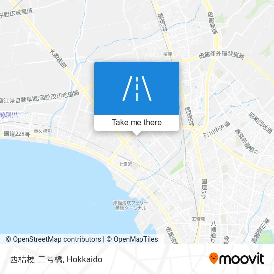 西桔梗 二号橋 map