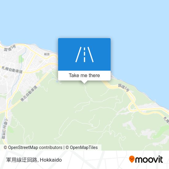 軍用線迂回路 map