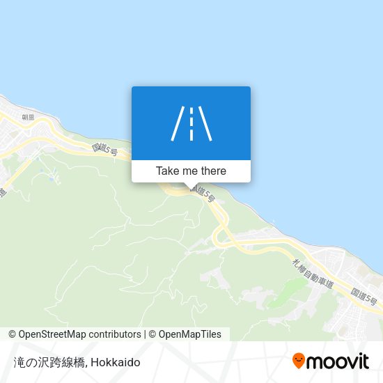 滝の沢跨線橋 map