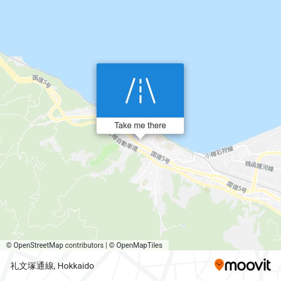 礼文塚通線 map