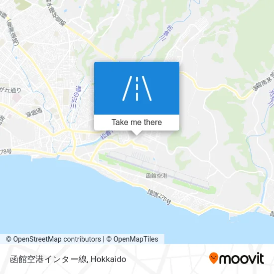 Hakodate Airport Interchange Line map