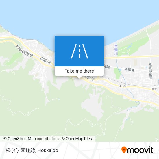 松泉学園通線 map