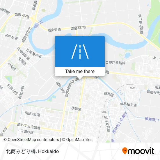 北商みどり橋 map