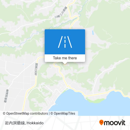 岩内洞爺線 map