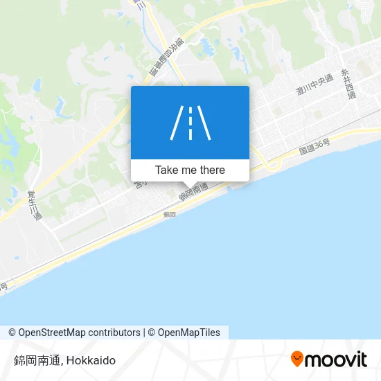 Nishioka South Avenue map