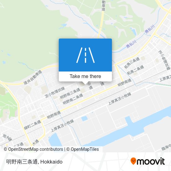 明野南三条通 map