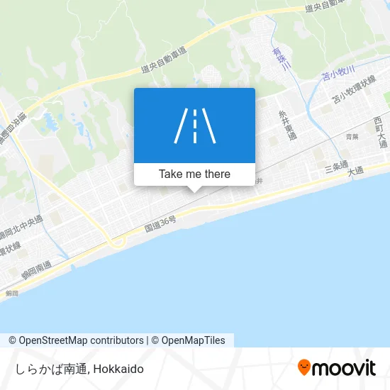 しらかば南通 map