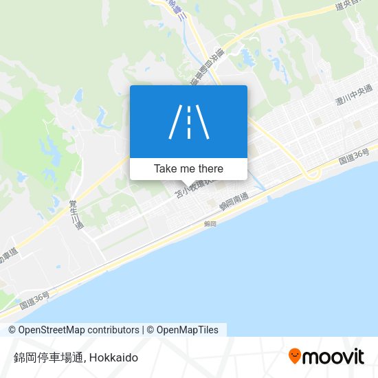 錦岡停車場通 map
