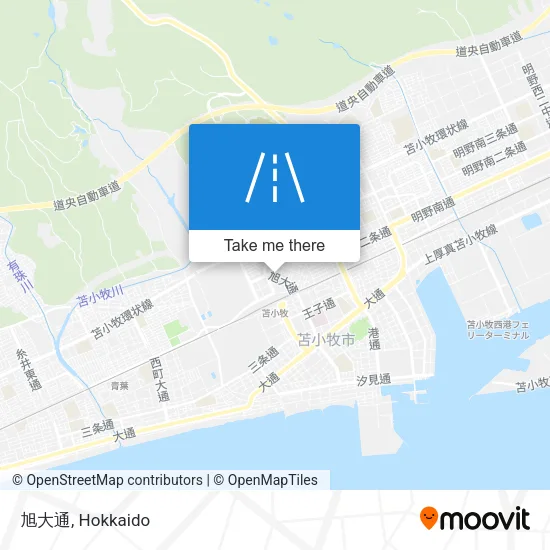 Asahi Avenue map