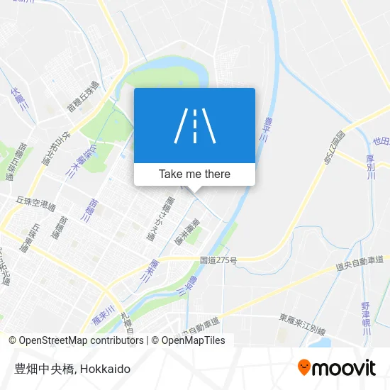 Toyohata Central Bridge map