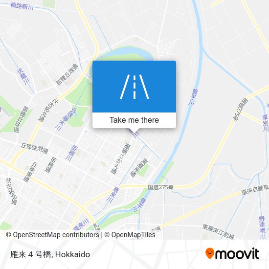 雁来４号橋 map