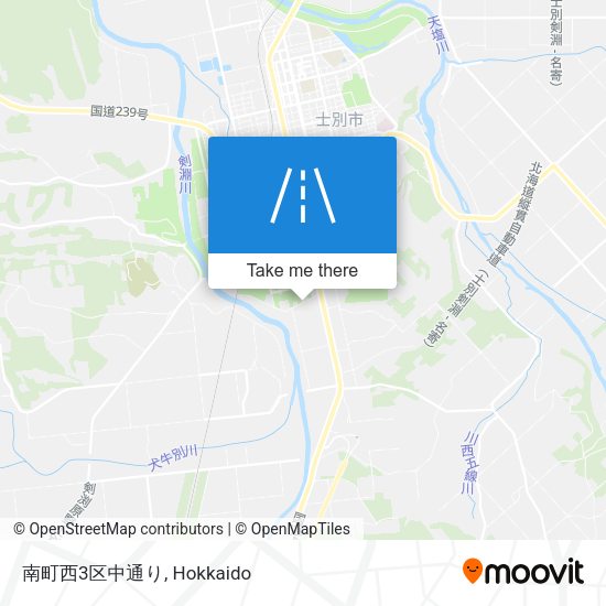 南町西3区中通り map