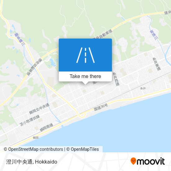 澄川中央通 map