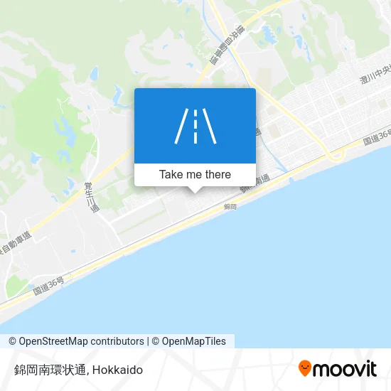 Nishioka South Ring Road map