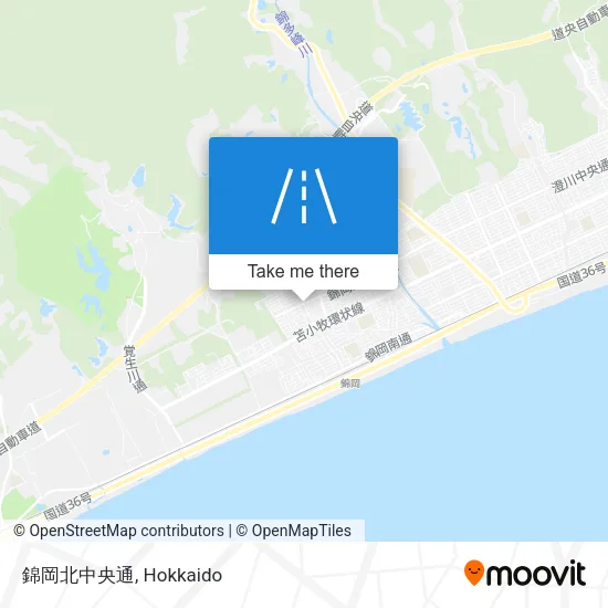 錦岡北中央通 map
