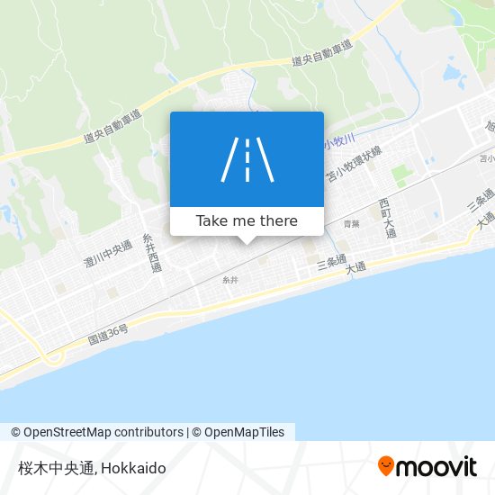 桜木中央通 map