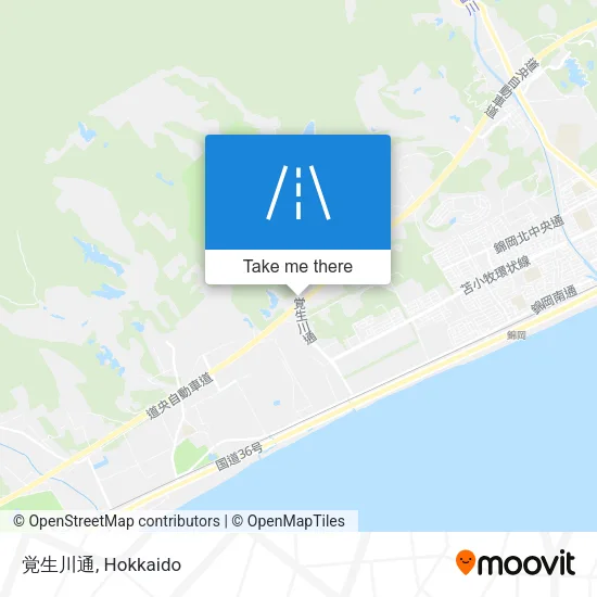 覚生川通 map