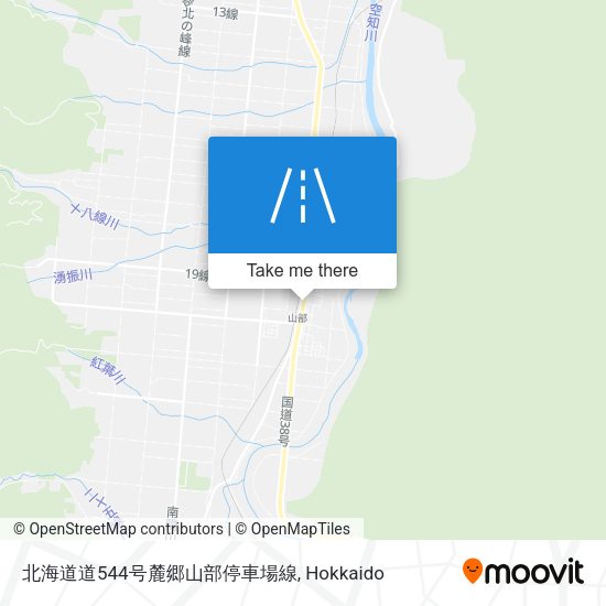 北海道道544号麓郷山部停車場線 map