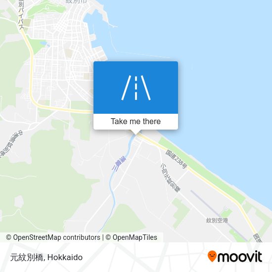 元紋別橋 map