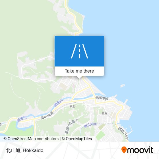 北山通 map