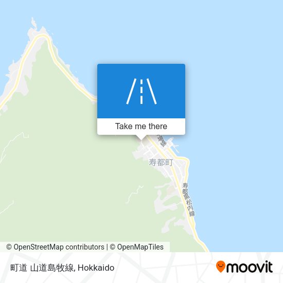 町道 山道島牧線 map