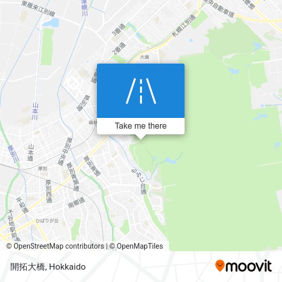 開拓大橋 map