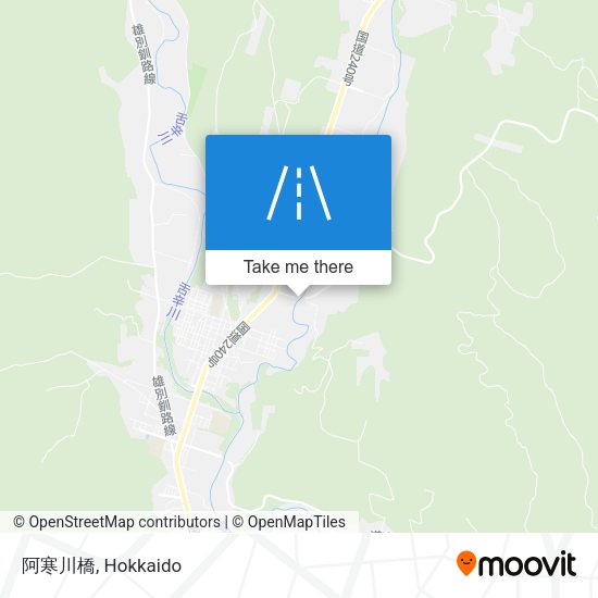阿寒川橋 map