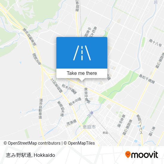 恵み野駅通 map