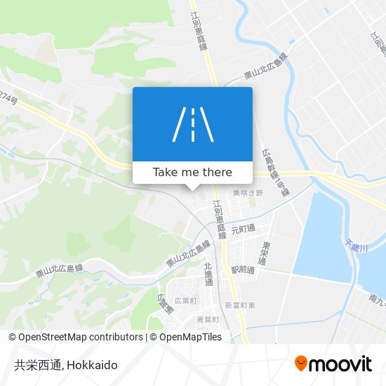 共栄西通 map