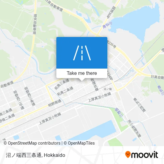 沼ノ端西三条通 map