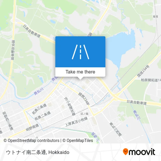 Utonai South Second Street map